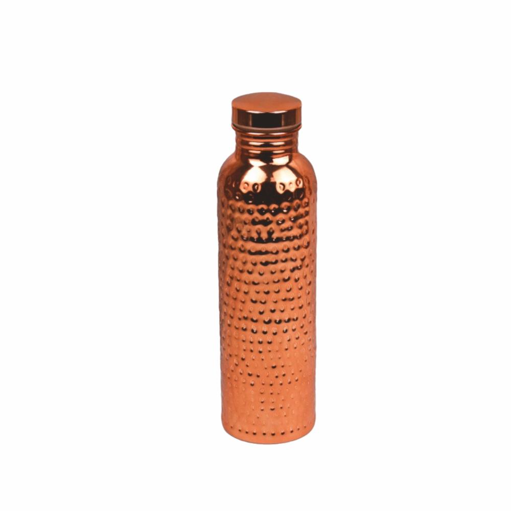 800ML Electroplated Copper Water Bottle Leakproof Sports Water Bottle Outdoor Cycling