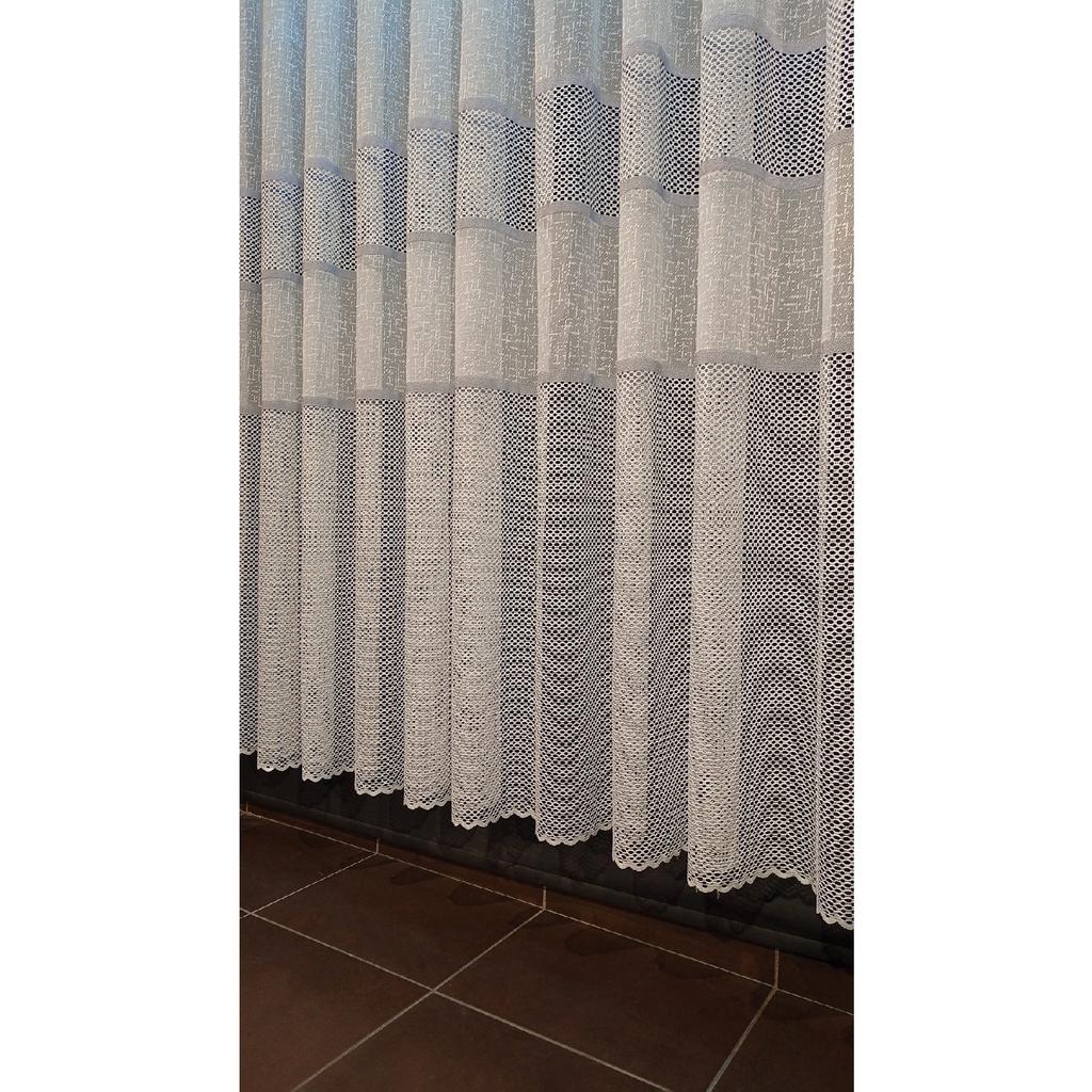 Современная Тюлевая Занавеска С Аструплей Переходом 1/2 Складки