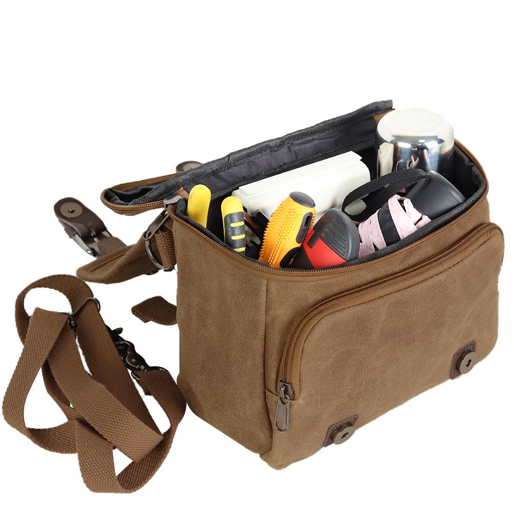 Motorcycle Travel Bags Side Bag Retro Waterproof Tool Bag Large Capacity Durable Shoulder Bags Universal