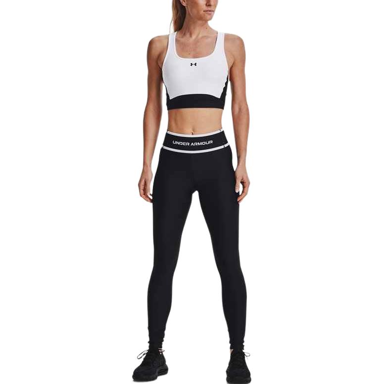 Under Armour Леггинсы женские спортивные тренировочные с буквенным принтом, черные 1369898-001
