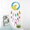 Wolf Feather Glossy Silicone Mold Wall-mounted Wind Chime Mold DIY Keychain Pendant Jewelry Epoxy Resin Crafting Mold