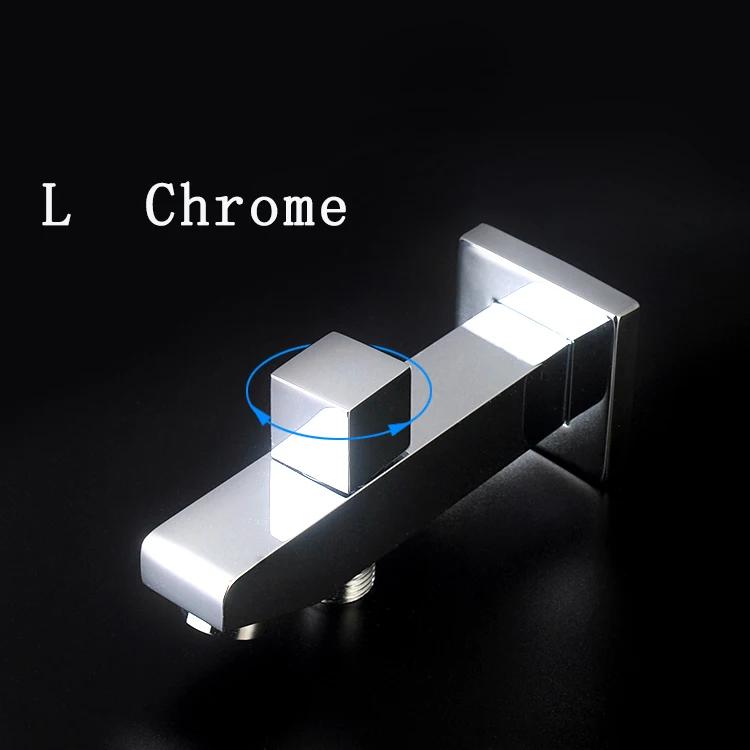 Matte Black Or Chrome Solid Bass Outlet Wall Mounted Shower Spout Bath Tub Shower Mixer Faucet Spout Filler 180 degreeFolding