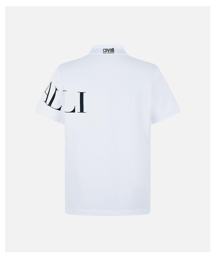 Classic Casual Men's Polo Shirt with Letter Logo