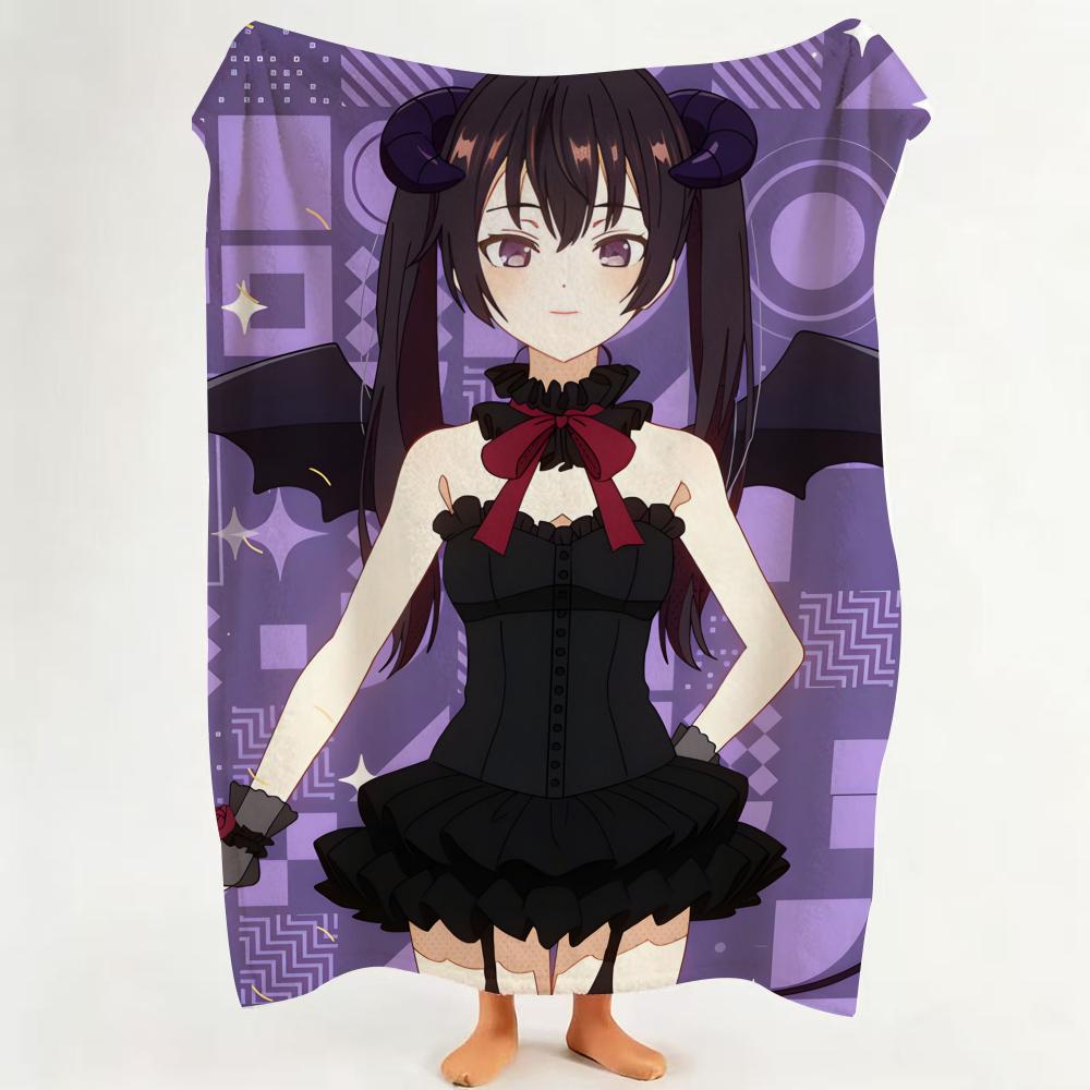 Character N Nayuta A Amakawa Throw Flannel Throw Blanket Suitable for Sofa Living Room Bedroom