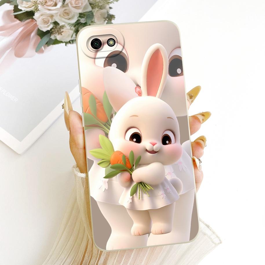 Чехол для Huawei Y5 Lite Prime 2018 DRA-LX5 DRA-LX2 Чехол Милый Кролик Мультяшный Ударопрочный Силиконовый Чехол для Телефона Для Honor 7S Funda