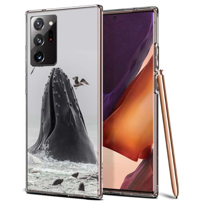 Чехол для телефона 'Морской Гигант Кит' для Samsung A55 A35 A25 A15 A07 A05S A16 A17 A26 A36 A37 A56 A57 Galaxy Note 20 10 A50S A71 A51 A31 A