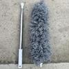 Retractable Electrostatic Feather Duster with Telescopic Pole for Household Dusting and Crevice Cleaning