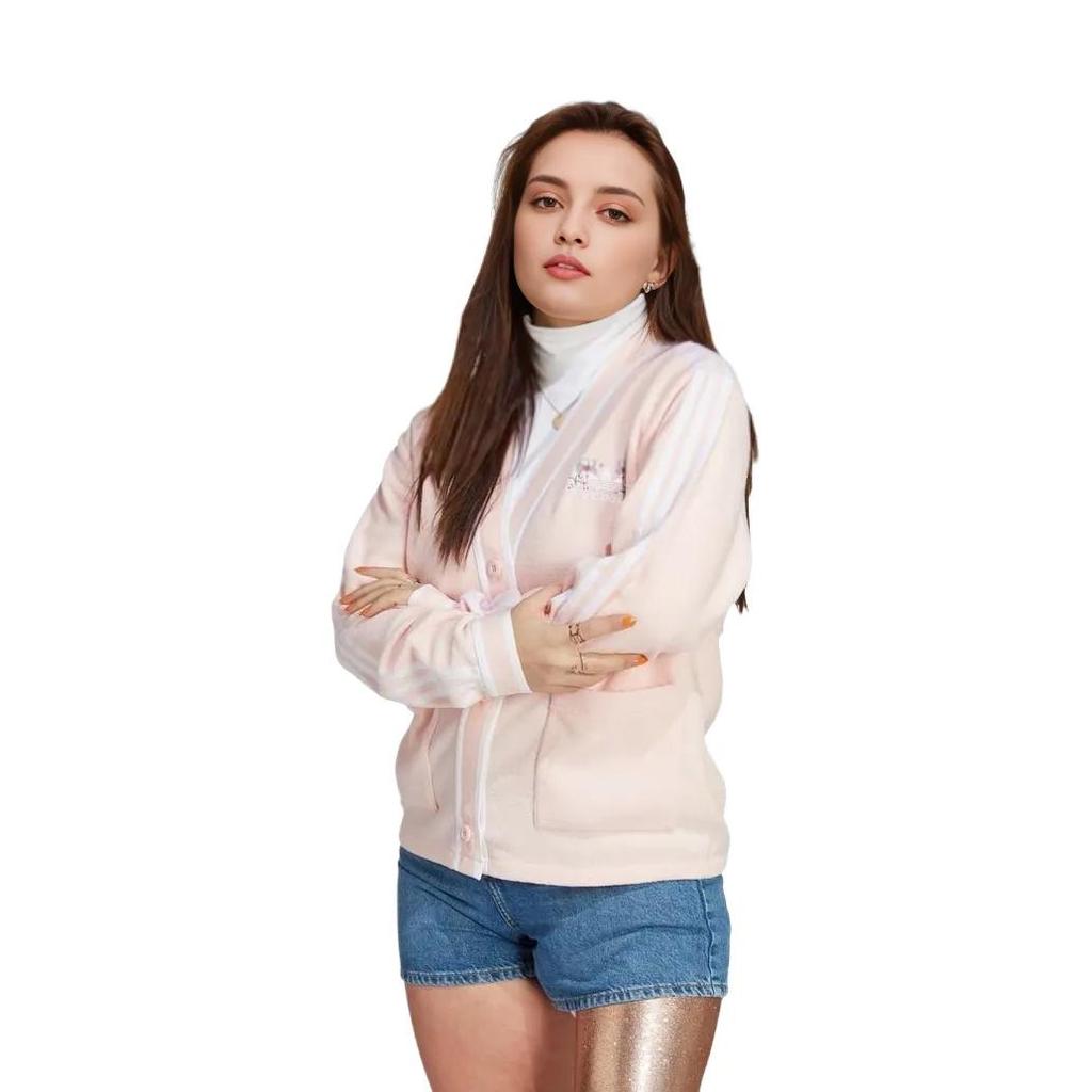 Adidas Originals CARDIGAN Knitwear Women's Pink (Unisex) Knitwear IP3762