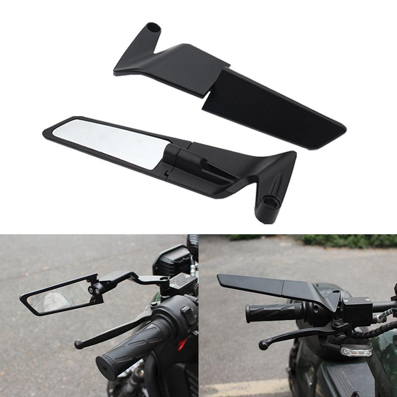Motorcycle Rearview Mirror Modification Motorcycle Fixed Wing Suitable for Kawasaki Yamaha Honda Ducati Bike Side View Mirrors