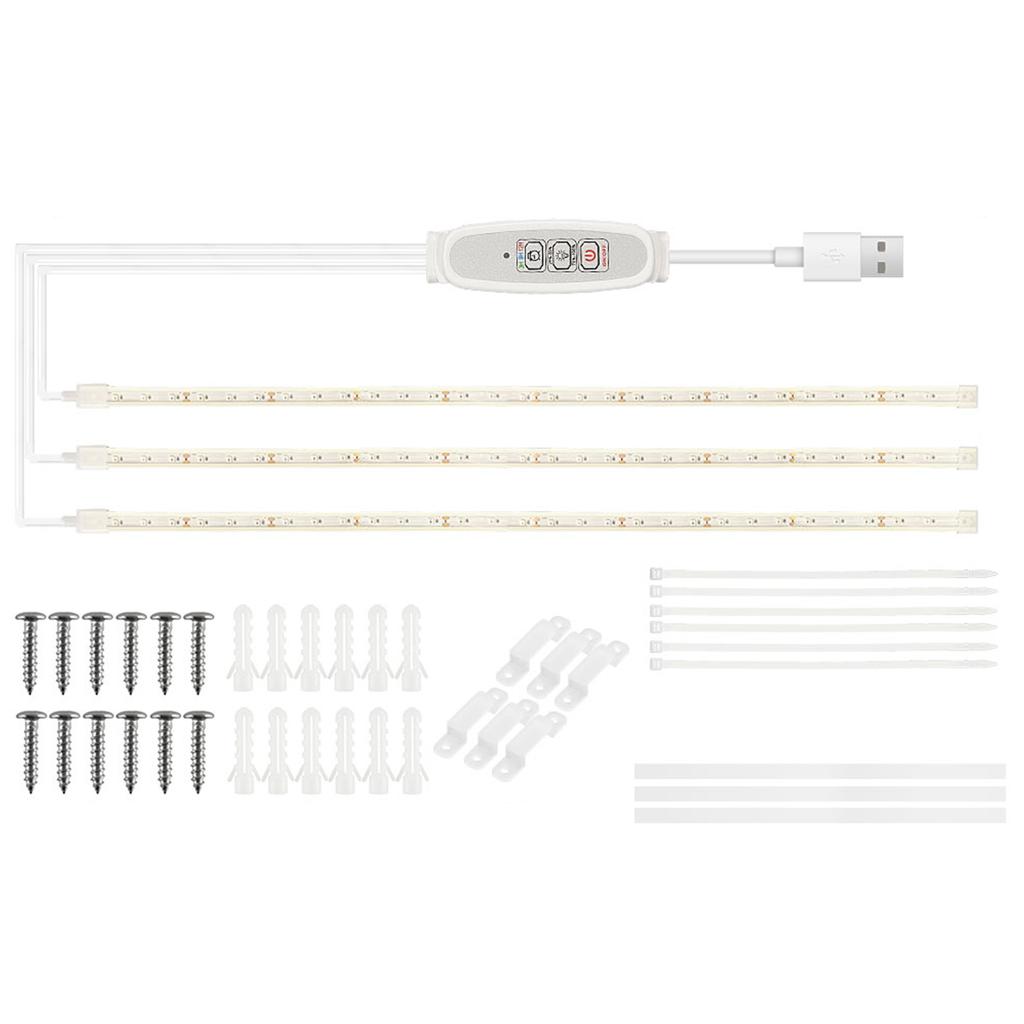 Indoor Plants Grow Light Strips Red Blue LEDs Grow Lamp for Hydroponics Succulent Supplement Light