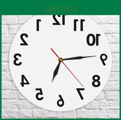 Обратный противоударный настенный акриловый clock со светодиодным дисплеем для декора гостиной