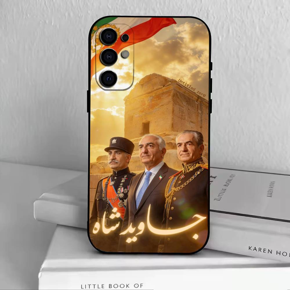 D-Mohammad Reza Pahlavi Phone Case For Samsung S25,S24,S21,S22,S23,S30,Ultra,S20,Plus,Fe,Lite,Note,10,Black Cover