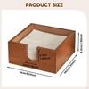 Sticky Note Organizer Table Napkin Holder Rustic Storage Box Memo Pad for Kitchen Office