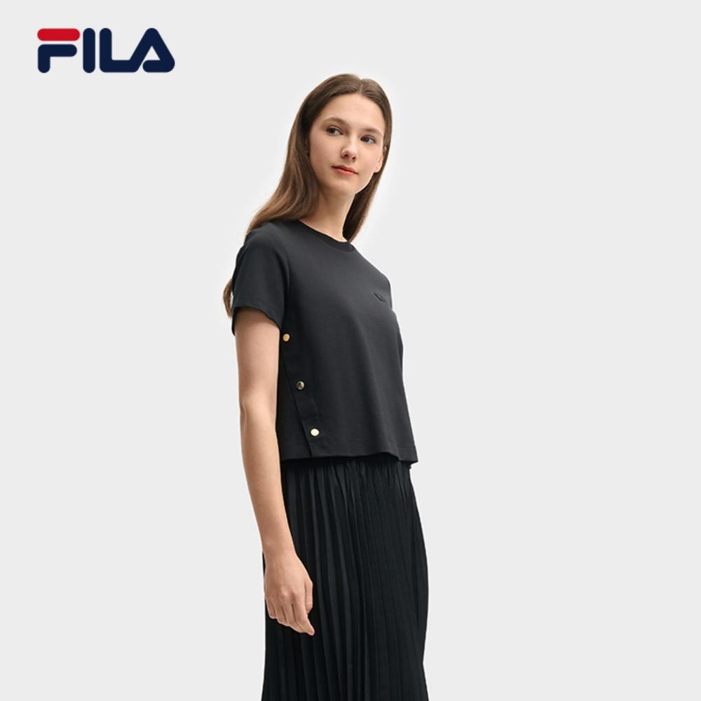 Новая коллекция FILA MILANO Платье с коротким рукавом Женское Черный F11W525307F-BK