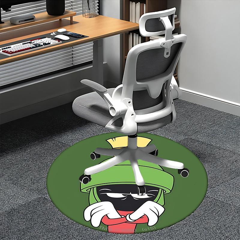 Marvin the Martian Chair Mat Round Carpet for Home Decor, Office Use, Living Room, Bedroom, Gift Idea0265b