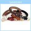 Belt Leather Vintage Women Versatile Decorative Waistband Casual Jeans Strap