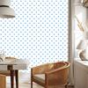 Hearts Wallpaper White and Azure 50x1000