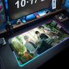 Коврик для мыши с подсветкой RGB Игровой коврик для мыши Большой светодиодный коврик Настольный коврик для ПК Светящийся коврик для мыши Большие коврики для клавиатуры Настольный ковер с подсветкой