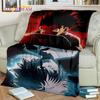 Одеяло с рисунком HD HxH аниме Hunter×Hunter, мягкое одеяло для дома, спальни, кровати, дивана, пикника, путешествия, офиса, детское одеяло