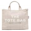 Логотип Хлопковая Сумка-шоппер Средняя Женские сумки-тоут Бежевый M0016161260BEIGE