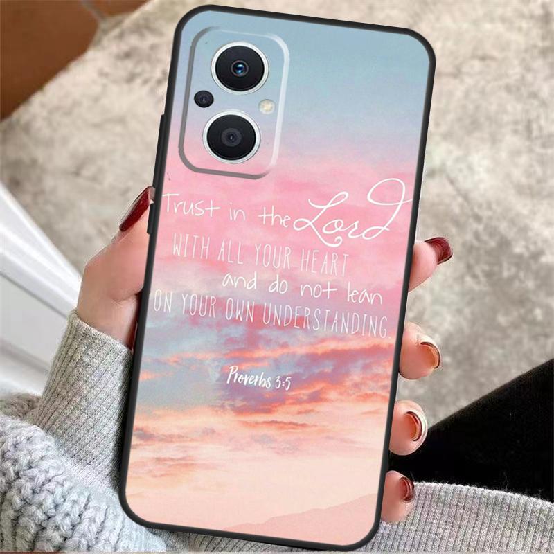 Библейский стих Филиппийцам Иисус Христос Для OPPO Reno 8T 7 8 Lite 14F 13F 11F 12F 10 11 12 13 14 Pro OPPO Find X9 X5 X6 X8 Pro Чехол