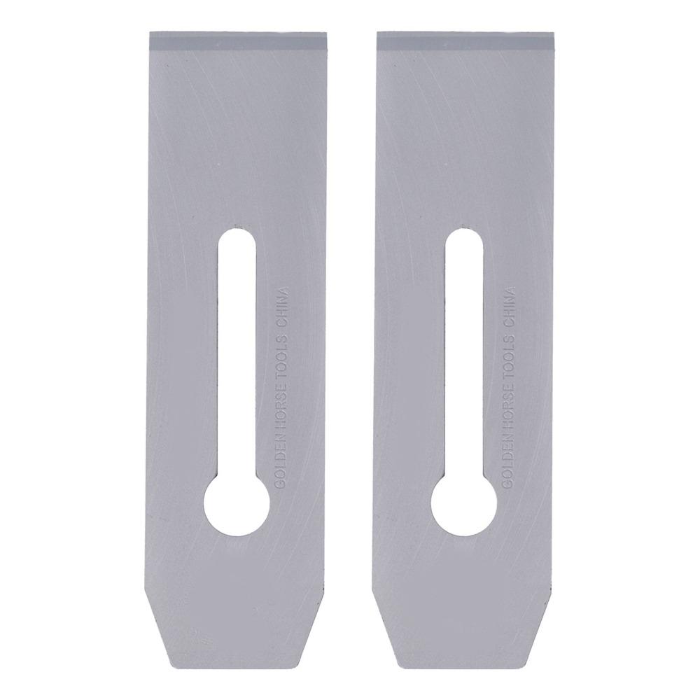 2pcs 2 Inch Blade Planer Blades 51mm Width Plane Cutter Replacement For Woodworking