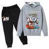 Детская игра Cuphead Худи для детей Худи и штаны для детей Комплект одежды из двух предметов для детей 4-14 лет Одежда для детей Детские худи
