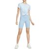 Nike Женская футболка Dri Fit Regular 423 Фиолетово-синий/Черный HJ1055-423