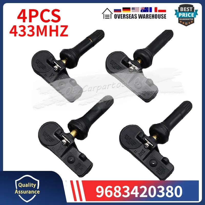 4 шт. Датчики системы контроля давления в шинах TPMS 9683420380 для Citroen Berlingo C4 Jumper Peugeot 308 508 RCZ ДАТЧИК ШИНЫ 433 МГц