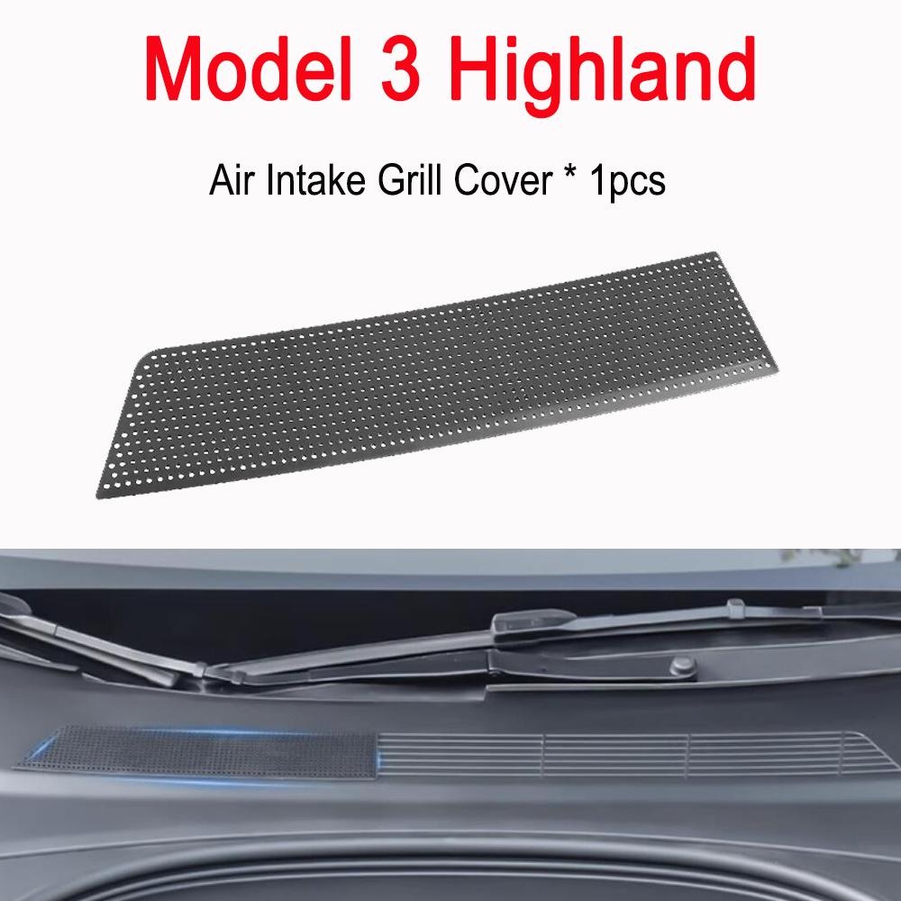 Air Intake Protective Cover for Tesla Model 3 Accessories 2024-2026 Air Flow Vent Protect Inlet Mesh Air Intake Vent Grille