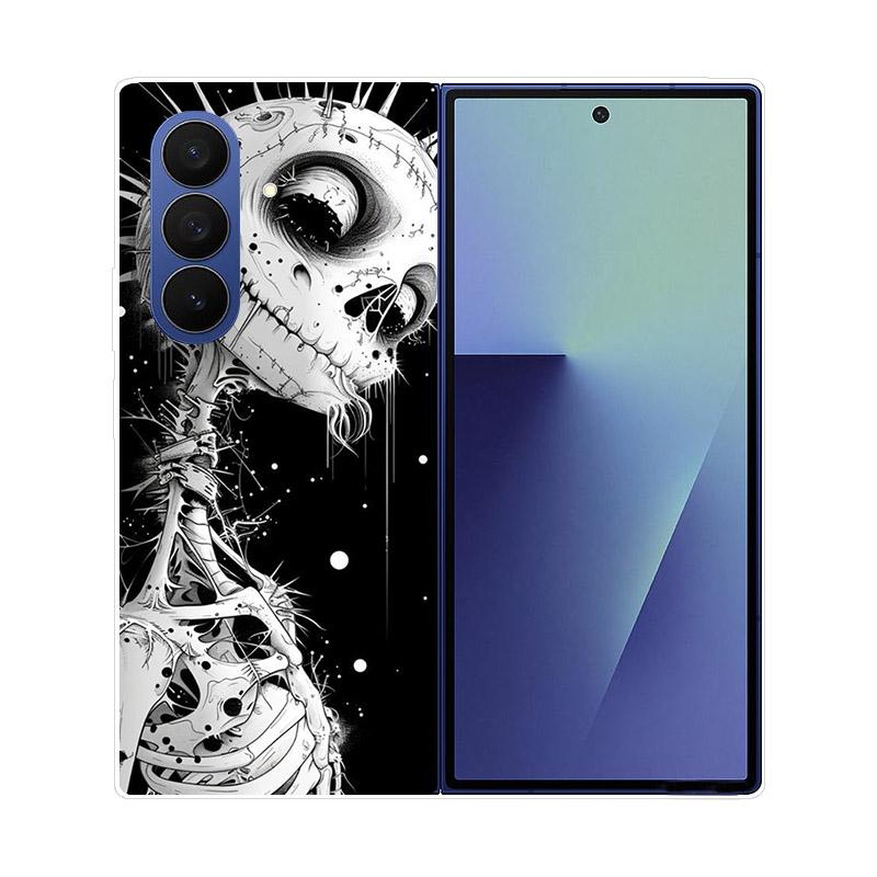 Роскошный прозрачный чехол для Samsung Galaxy Z Fold 7 5G, задняя крышка, прозрачный жесткий ПК, ударопрочный защитный корпус для Samsung Z Fold7