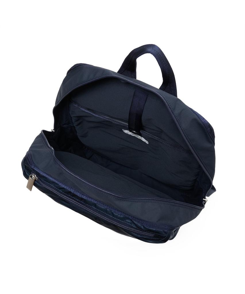 PORTER FRAME Daypack Black - Made in Japan 18L Backpack for Men and Women, Lightweight Casual Rucksack for Work, School and Travel