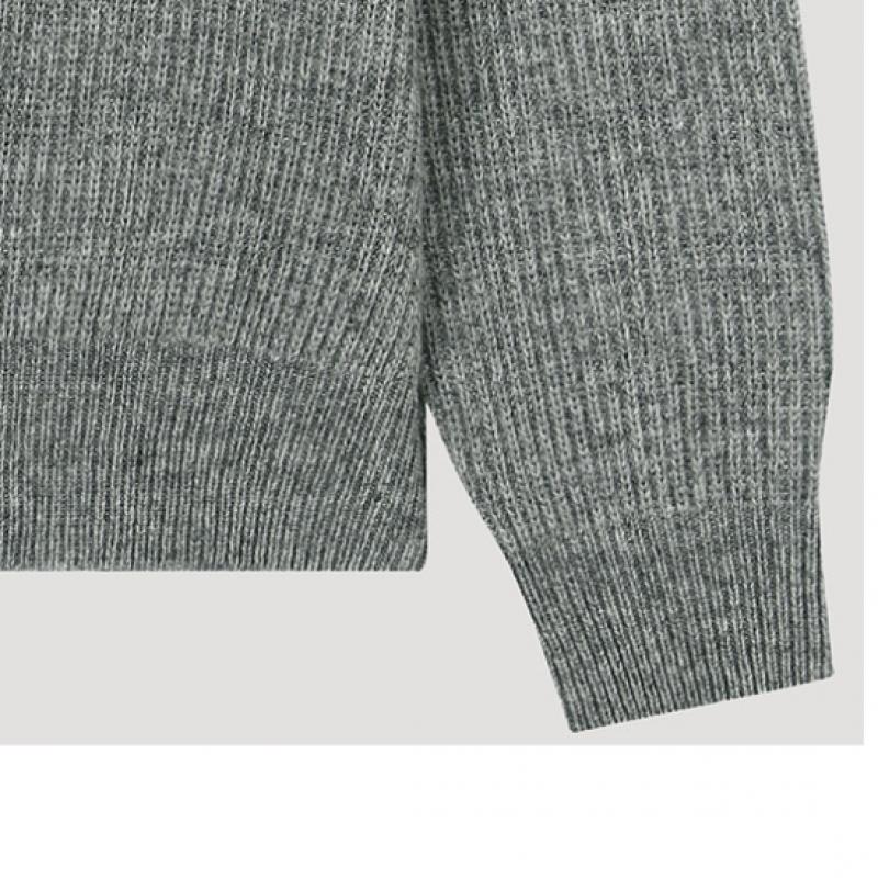 She S miSS Half Zip Up Collar Neck Knit SSkpoo42850 Mg