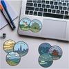 50 шт. Американские 50 штатов Туризм Пейзаж Город Наклейки DIY Телефон Велосипед Стена Скрапбукинг Мотоцикл Наклейка для Детских Игрушек Подарков