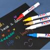 Multifunction Metallic Gloss Paint Markers Fiber Head Waterproof Quick-dry Tire Industry Oily Paint-mending Pen Color Marker Pen