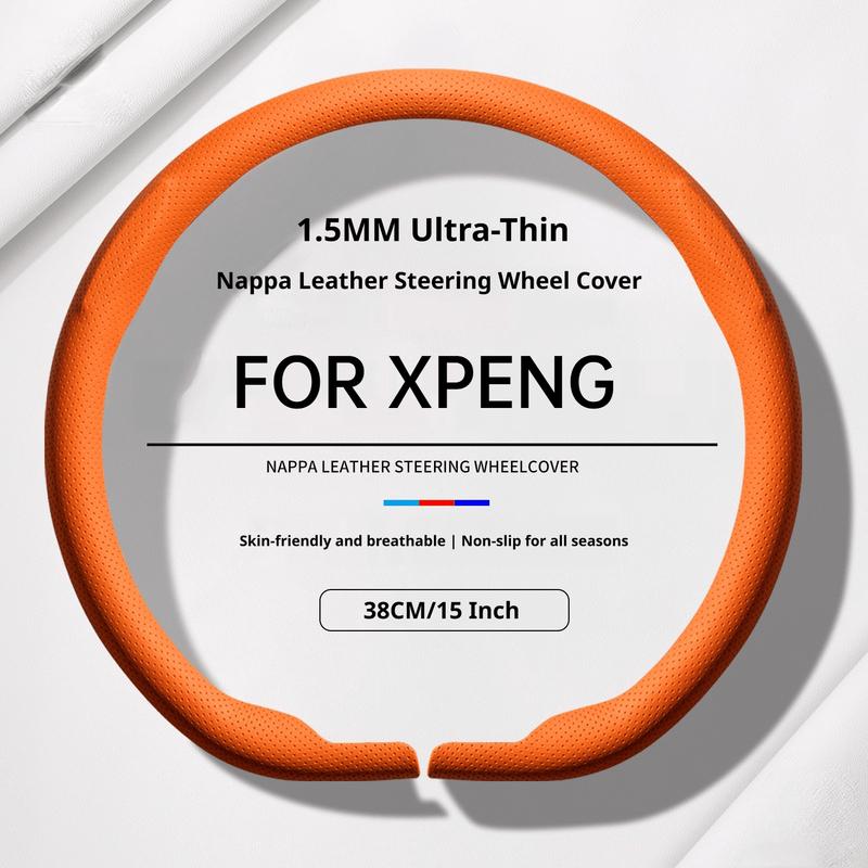 FOR XPENG 1.5MM Ultra‑Thin Steering Wheel Cover Fit G6 G9 P7 P7i P5 G3i X9 Mona M03 No Bulk Easy tall Interior Accessories