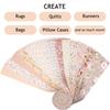 42 Sheets Colorful Precuts Fabric Jelly Rolls Creative Patchwork Fabrics  Home Decor