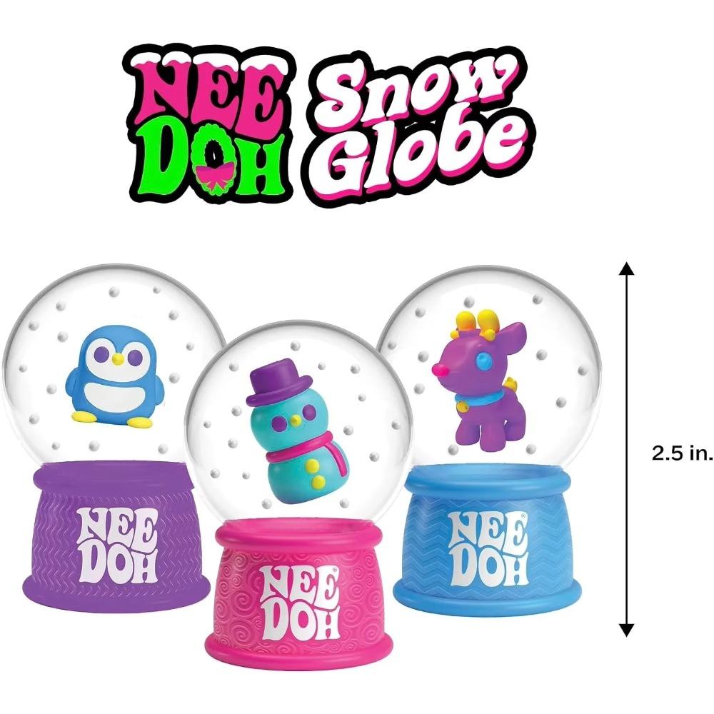 Новый продукт NeeDoh Squish Flow Снежный шар Хруст Хруст Игрушка для снятия стресса Сжимаемая игрушка Красивый куб Сенсорная игрушка для взрослых Подарки