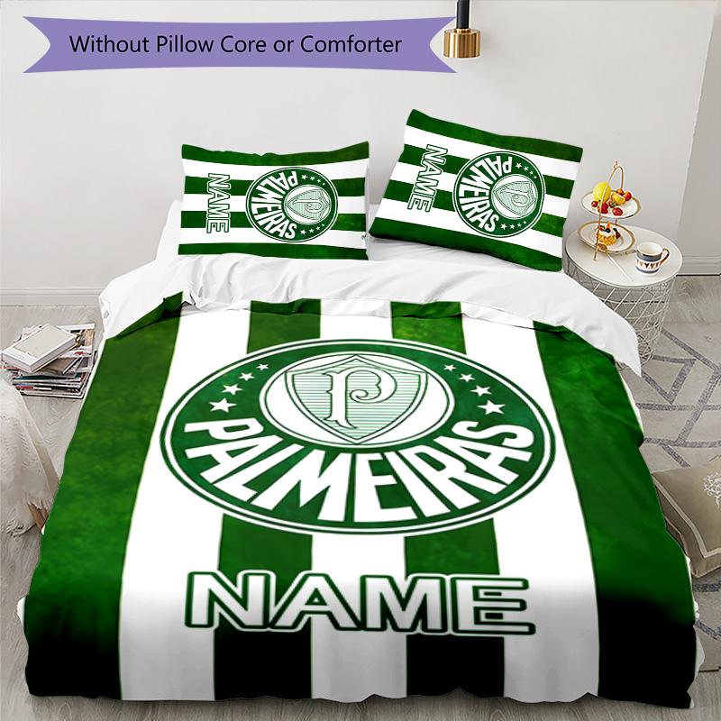 3pcs Football22 Cover Set - Personalized Name, HD Printed Bedding with 1 Cover and 2 Pillowcases - Perfect for Home Decor, Easy Care
