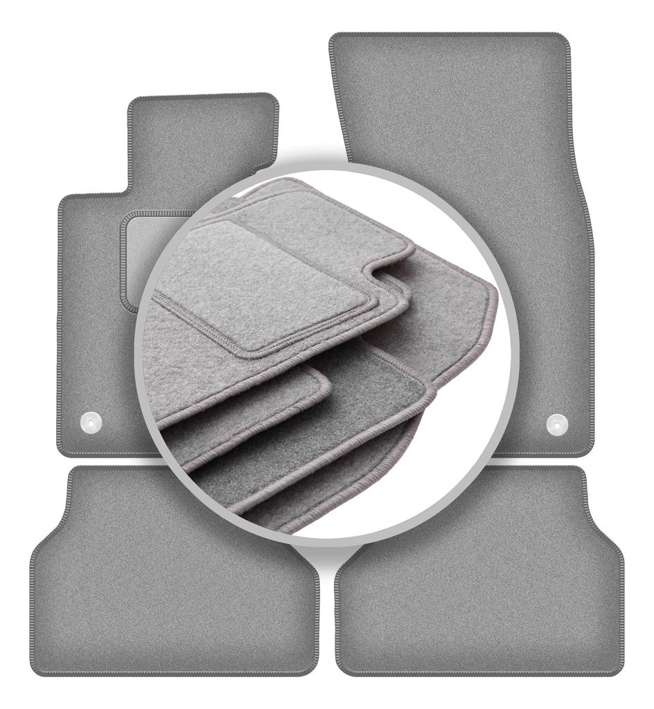 Серые автомобильные коврики для: BMW 5 E60 RZEPY седан (2003-2010)