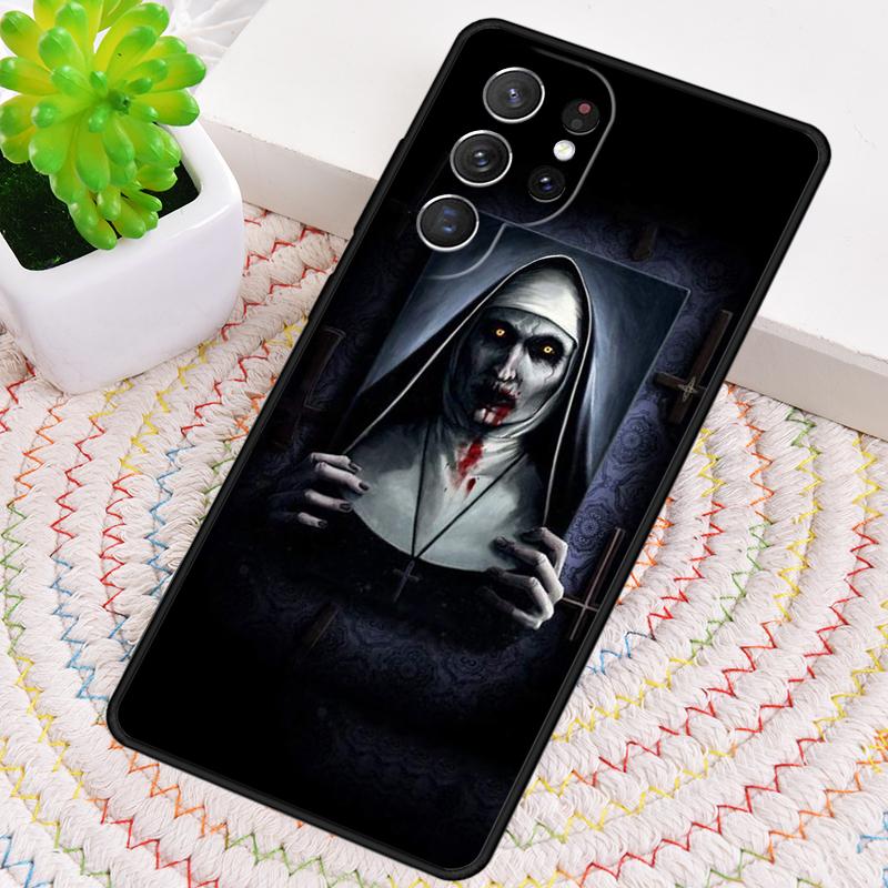 Чехол для телефона TPU Ужасы Монахиня Валак Для Samsung Galaxy note 10 pro S26 S25 S24 S23 S22 Ultra Plus S21 FE S20 Ударопрочный Чехол