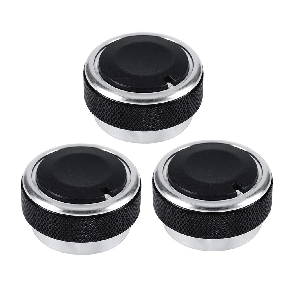 3Pcs A/C Climate Control Button Switch Knobs For Ford Focus Fusion S-Max C-Max