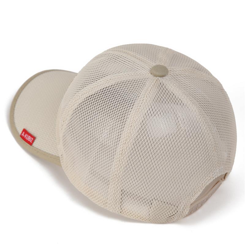 Hat Men'S Summer Shade Sun Protection Sun Mesh Cap Breathable Quick Drying Cap Outdoor Fishing Mountaineering Baseball Cap