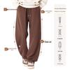 Men's Relaxed Fit Straight-Leg Curved Pants