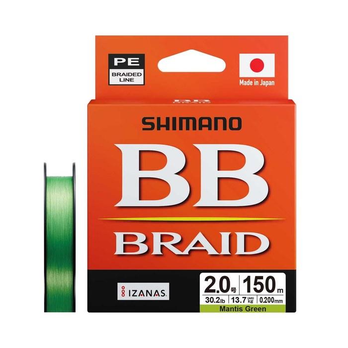 Shimano BB Braid 150m LD-M54Y 2.0 Mantis Green