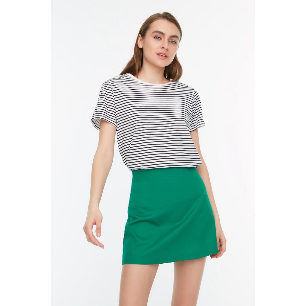 Pink A-line Mini Woven Skirt Twoss22et0136