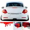 Red Blood Drips Stickers Auto Halloween Theme Styling Decorative Car Waterproof Headlight Glass Sticker U1E4
