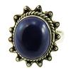 Silver 'Heaven' Silver Lapis Lazuli Ring - 18x14mm