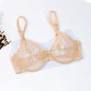 Код бюстгальтер стринги верх и низ комплект сексуальный прозрачный бюстгальтер шорты комплект экстремальное нижнее белье [Сексуально 1701] Прозрачный (SD303+SN082-Бежевый-75D)