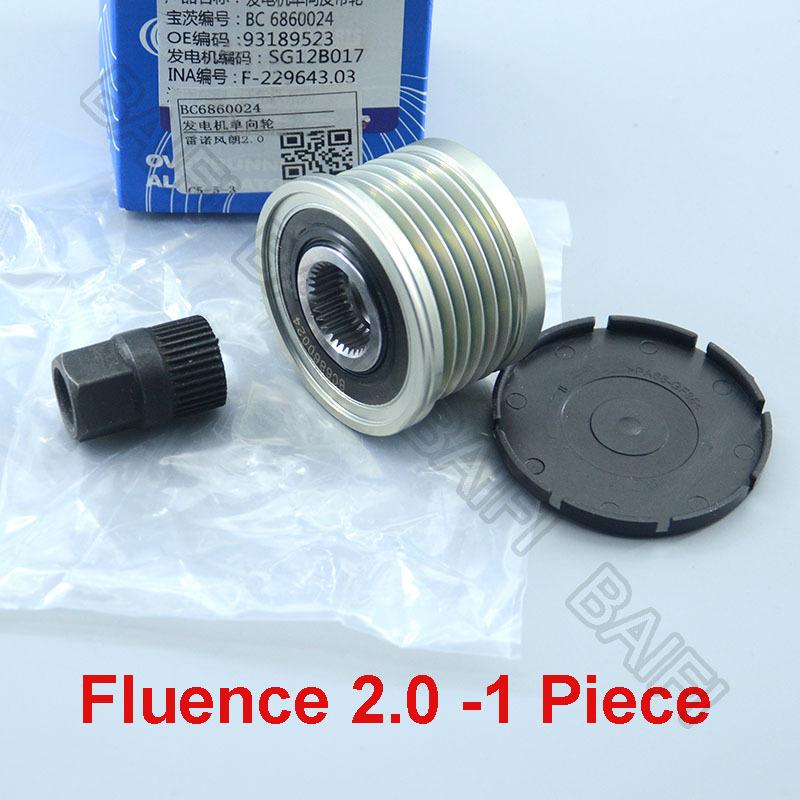 Baificar New Alternator Free Wheel Clutch Generator Belt Pulley BC6860024 93189523 For Renault Latitude Fluence Scenic Megane